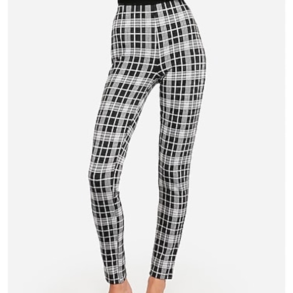 express plaid leggings
